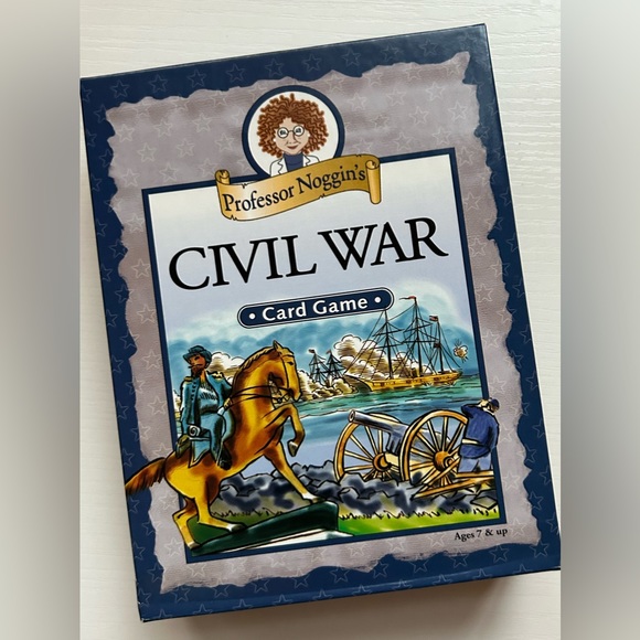 Professor Noggins Civil War Card Game‎ Ages 7+ Learning Family Fun Travel - Picture 1 of 2